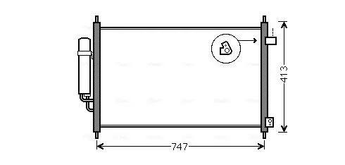 Радіатор кондиціонера AVA cooling systems HD5233D