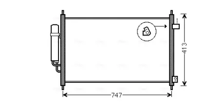 Радіатор кондиціонера AVA cooling systems HD5233D