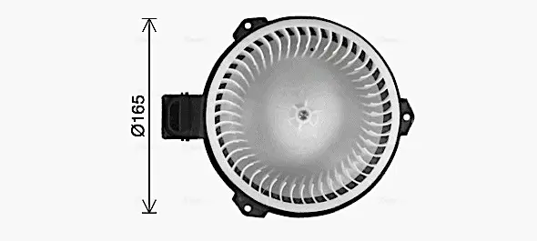 AVA HONDA Вентилятор радіатора CR-V III 06-, CROSSTOUR 12- AVA cooling systems HD8327