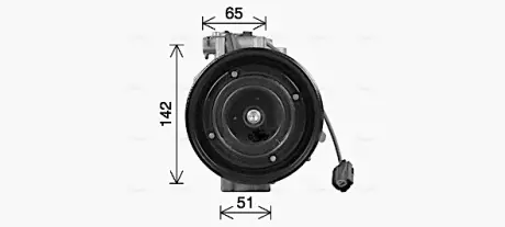 AVA HONDA Компресор кондиціонера ACCORD VII 2.0, 2.4 03- AVA cooling systems HDAK322