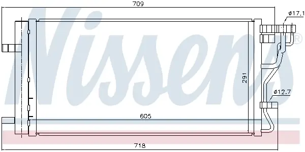 Радіатор кодиціонера AVA cooling systems HY5611D