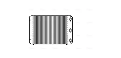 AVA Радіатор опалення MERCEDES-BENZ 200-SERIES W124 (1985) 200 2.0 E16 AVA Cooling Systems MSA6107