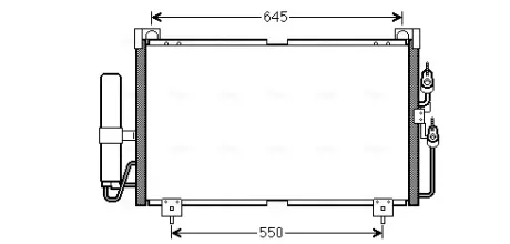 Радіатор кондиціонера AVA cooling systems MT5213D