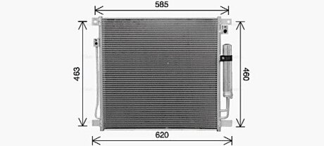 Радіатор кодиціонера ava cooling systems MT5285D