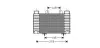Радіатор інтеркулера AVA Cooling Systems MZA4250 (фото 1)