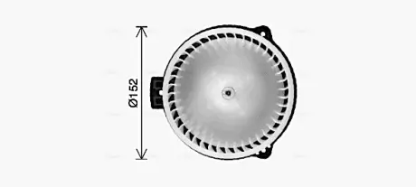 Моторчик (вентилятор) печки AVA cooling systems OL8728