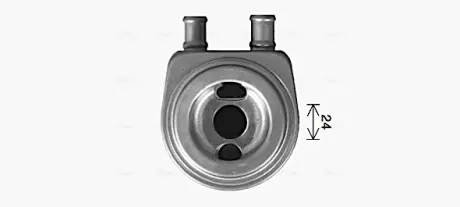 AVA CITROEN Оливний радіатор Jumper, Xantia, Peugeot 406/605, Boxer 1.9/2.5D/TD 94- AVA cooling systems PE3422 Пежо Експерт