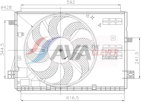 Вентилятор AVA cooling systems PE7441