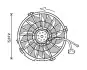 AVA CITROEN Вентилятор радіатора JUMPY I 2.0 99-, FIAT, LANCIA AVA cooling systems PE7555