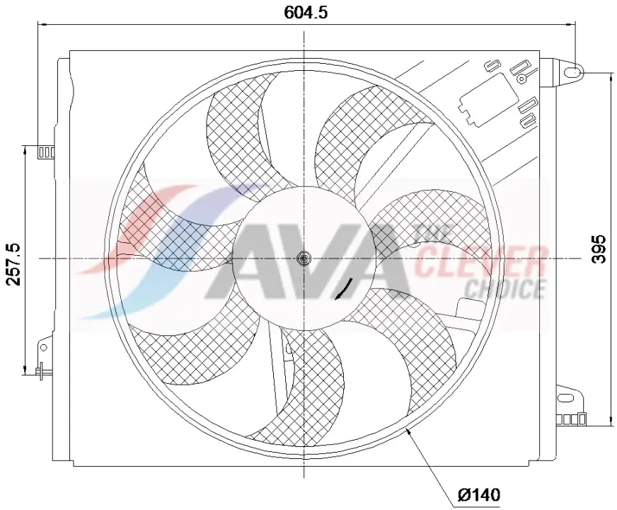 Вентилятор AVA cooling systems RT7699