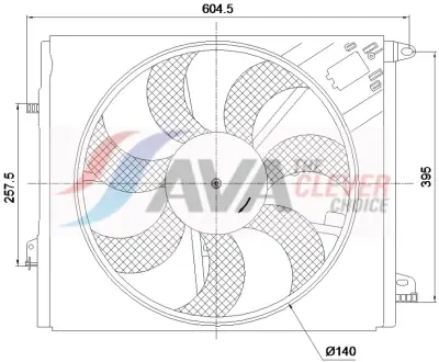Вентилятор AVA cooling systems RT7699