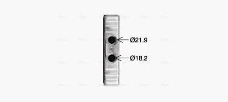 Теплообмінник, Система опалення салону ava cooling systems VN6434