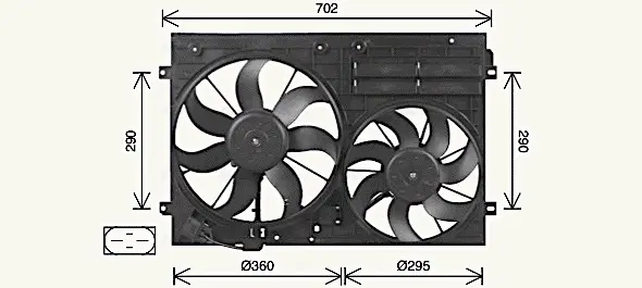 Вентилятор AVA Cooling Systems VN7551 (фото 1)