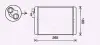 AVA AUDI Радіатор опалення A4 B8 2.0-3.0 TDI 09- AVA cooling systems AI6408