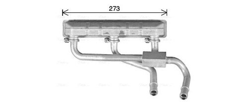 Радиатор печки (отопителя) ava cooling systems BW6600