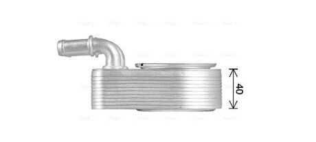 AVA CHRYSLER Масляний радіатор Sebring, Jeep Compass, Patriot, Dodge Avenger, Caliber, Fiat Freemont 1.8/2.4 ava cooling systems CR3144