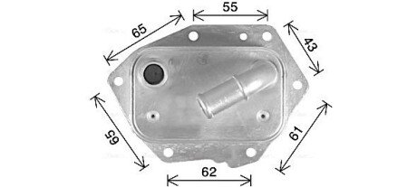 AVA CITROEN Масляний радіатор C-Crosser, C5 II,III, Fiat, Ford Galaxy, Mondeo IV, Jaguar, LandRover, Peugeot ava cooling systems CN3326 на Фиат Улисс