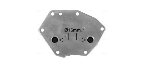 AVA CITROEN Масляний радіатор C-Crosser, C5 II,III, Fiat, Ford Galaxy, Mondeo IV, Jaguar, LandRover, Peugeot AVA cooling systems CN3326 Форд Галакси