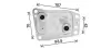 AVA CITROEN Масляний радіатор C4 2.0 09-, C5 2.0 09-, JUMPER 2.0 15-, FORD, PEUGEOT AVA Cooling Systems CN3327 (фото 3)