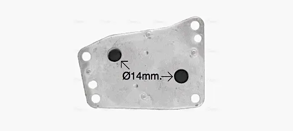 AVA CITROEN Масляний радіатор C4 2.0 09-, C5 2.0 09-, JUMPER 2.0 15-, FORD, PEUGEOT AVA Cooling Systems CN3327 (фото 1)