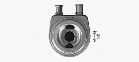 AVA CITROEN Оливний радіатор Jumper, Xantia, Peugeot 406/605, Boxer 1.9/2.5D/TD 94- ava cooling systems PE3422