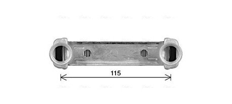 Радиатор печки (отопителя) ava cooling systems CN6339