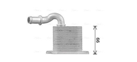 AVA DB Оливний радіатор (без корпуса) C-CLASS (W204), C-CLASS Кабріолет (A205), CLS (C218), E-CLASS (W212), E-CLASS (W213), GLC (X253) ava cooling systems MS3749