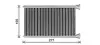 AVA DB Радіатор опалення W205, S205, C205 AVA cooling systems MS6780