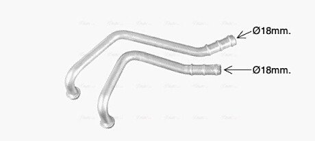 Радіатор пічки (опалювача) ava cooling systems MS6780