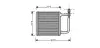 AVA DB радіатор опалення W211 02- AVA cooling systems MSA6451