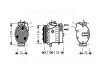 AVA FIAT Компресор кондиціонера DOBLO, FIORINO, PUNTO EVO, CITROEN, PEUGEOT ava cooling systems FTAK384