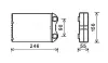 AVA MINI Радіатор опалення MINI (R50, R53, R52) AVA Cooling Systems BW6426 (фото 1)
