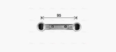 Радиатор печки (отопителя) ava cooling systems MT6289