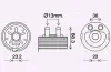 AVA NISSAN масляний радіатор Almera II, Navara, Primera, X-Trail 2.2dCi/2.5td 00- AVA cooling systems DN3443