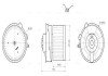 Моторчик (вентилятор) пічки ava cooling systems DN8486