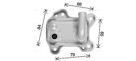 AVA OPEL Масляний радіатор Corsa C, Combo Tour, Meriva 1.7CDTI 03- ava cooling systems OL3716 на Опель Комбо