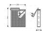 AVA OPEL Випаровувач кондиціонера ASTRA G 04- ava cooling systems OLV372