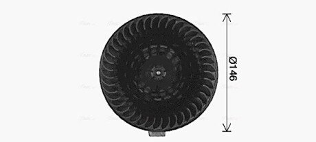 Моторчик (вентилятор) пічки ava cooling systems PE8421