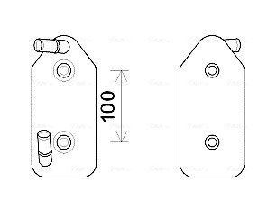 AVA VW Оливний радіатор Audi A3, Golf IV, Polo, Skoda Octavia I ava cooling systems AI3356 на Сеат Толедо 1