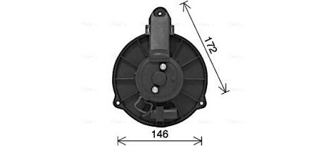 AVA VW Вентилятор салону Audi A6 97- ava cooling systems AI8426 на Ауди Allroad