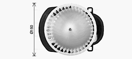 Моторчик (вентилятор) печки ava cooling systems VN8549