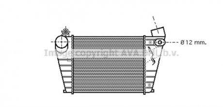 Радіатор інтеркулера ava cooling systems VNA4216