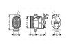 Компресор кондиціонера NISSAN/RENAULT (AVA) ava cooling systems RTAK486