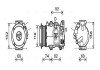 Компресор кондиціонера TOYOTA CAMRY (2006-) (AVA) ava cooling systems TOAK628