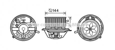 Компрессор салону ava cooling systems BW8454