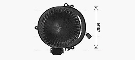 Компресор салону ava cooling systems BW8611