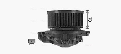 Компресор салону ava cooling systems BW8611