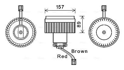 Компресор салону AVA cooling systems VO8176