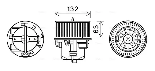 Компресор салону AVA cooling systems VO8179