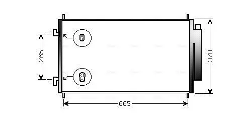 Конденсатор кондиционера HONDA CR-V (RE) (06-) (пр-во AVA) AVA cooling systems HD5214D